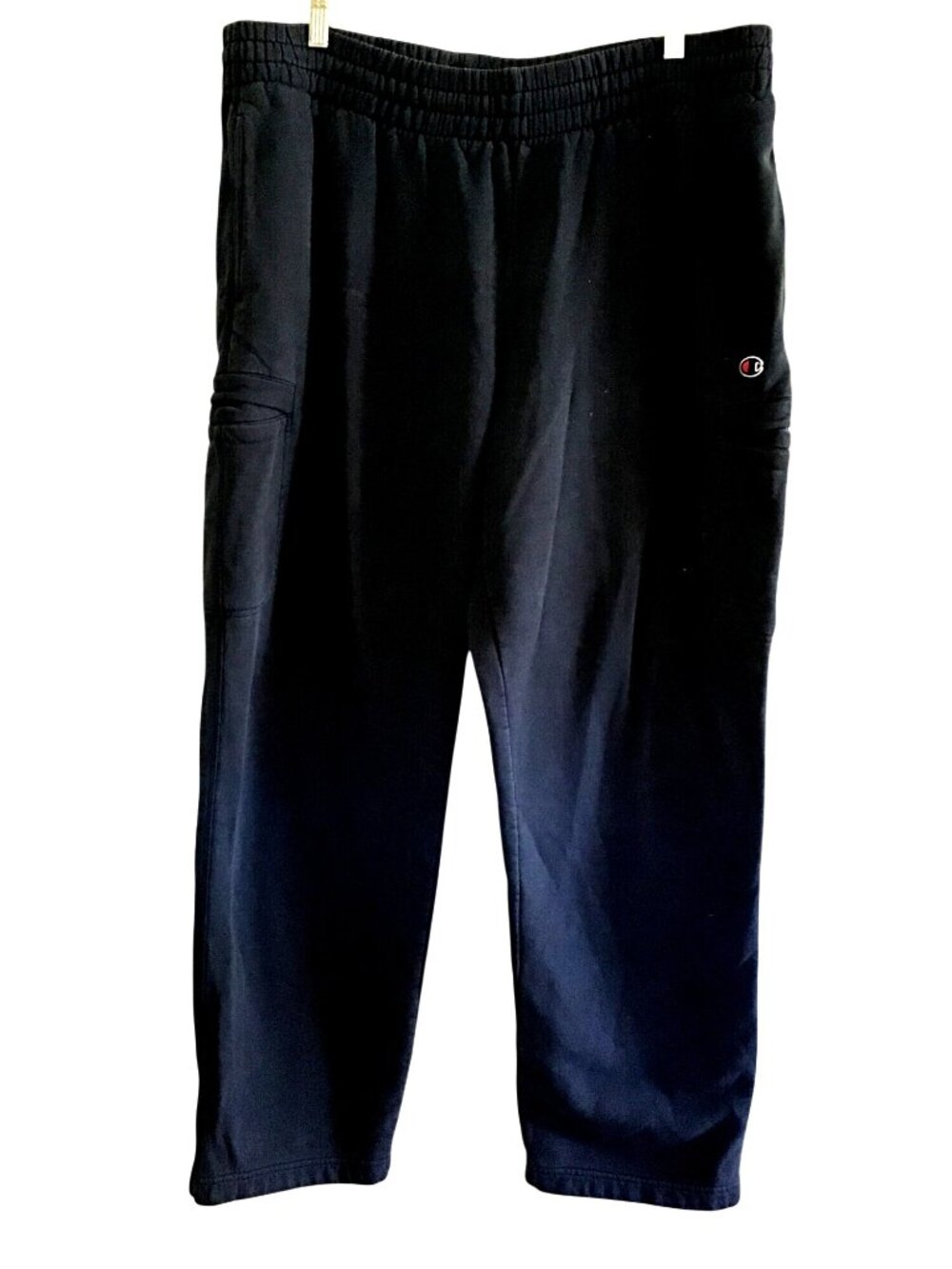 CHAMPION- MENS BLUE ELASTIC WAIST STRAIGHT LEG JOGGER'S SWEATPANTS SIZE X-LARGE